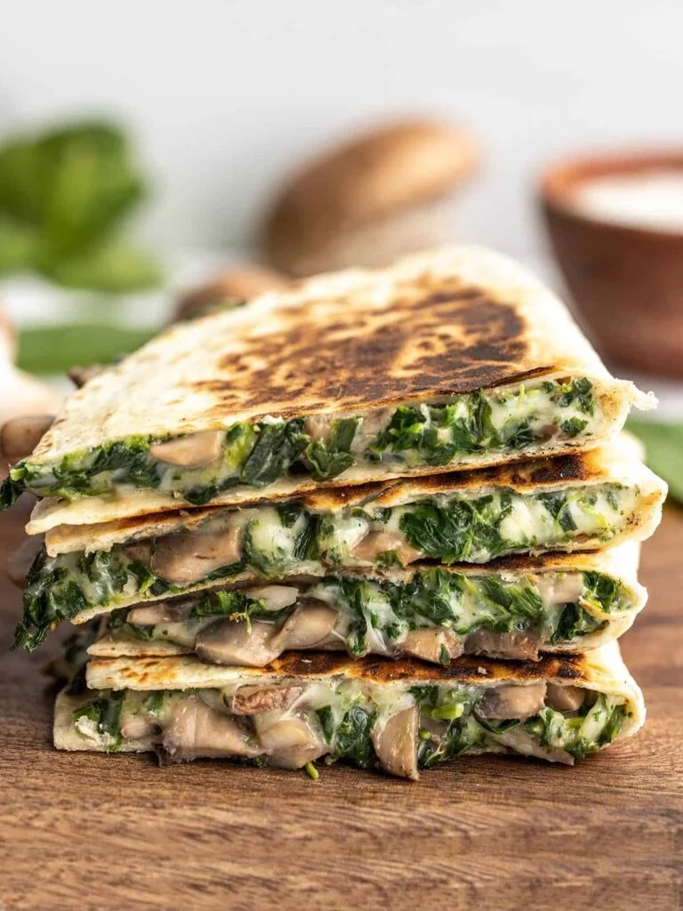 Cheesy Veggie Tortilla Pockets