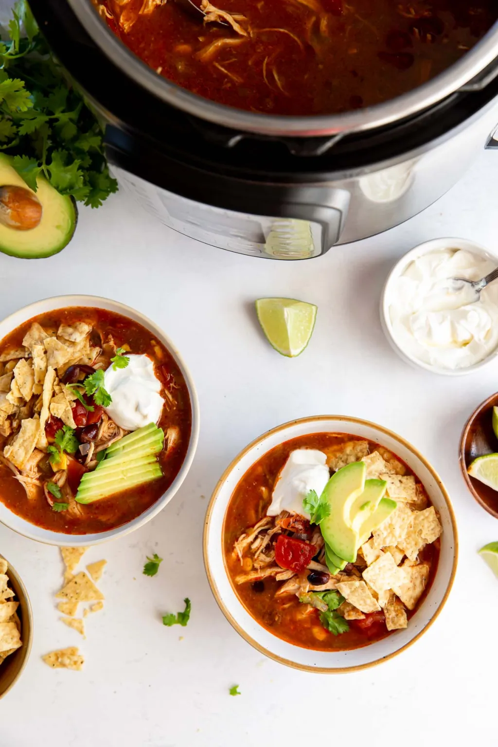 Instant Pot Chicken Tortilla Soup