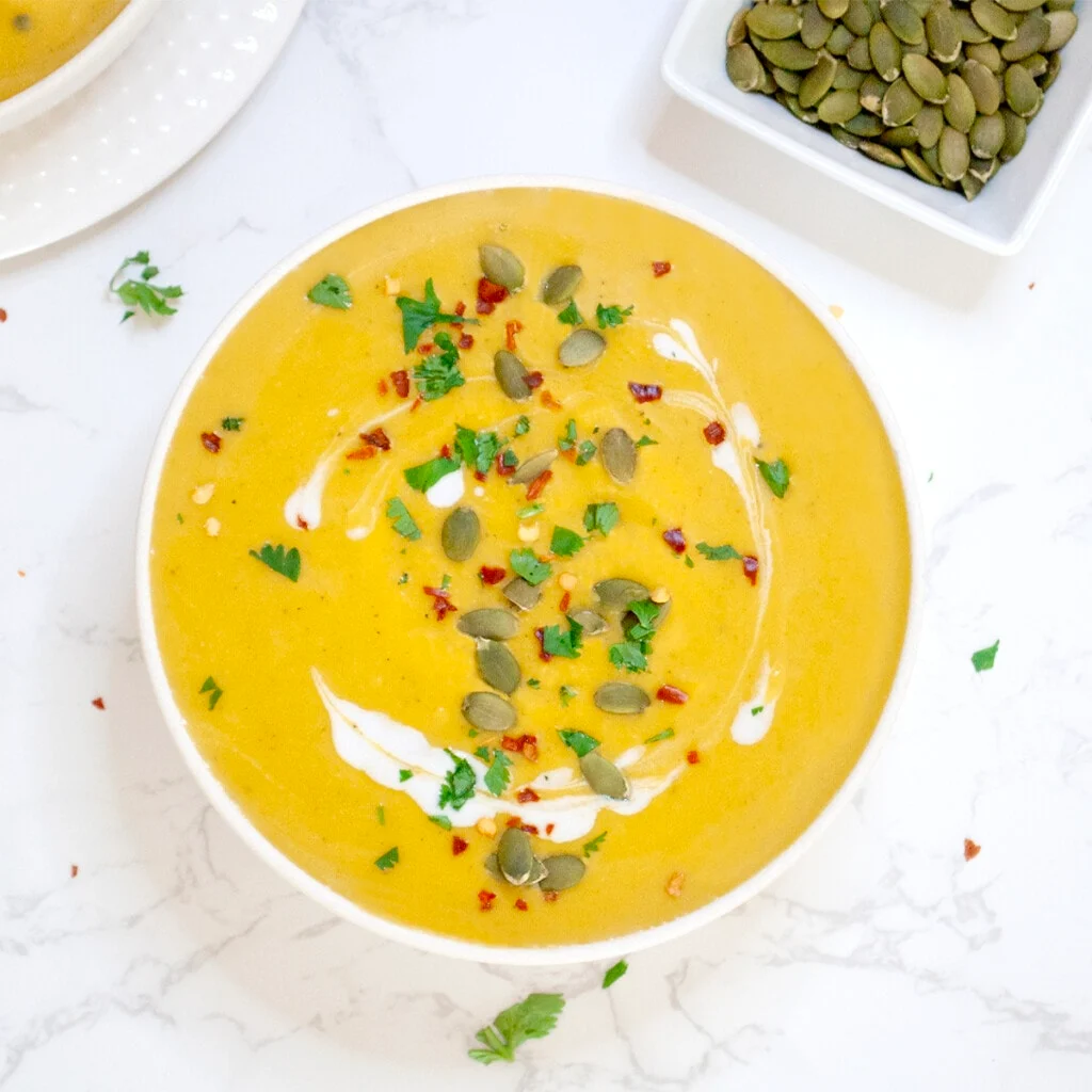Instant Pot Curried Pumpkin Soup