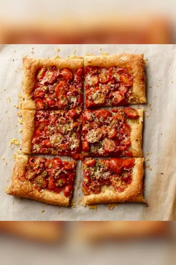 Savory Tomato and Garlic Pie