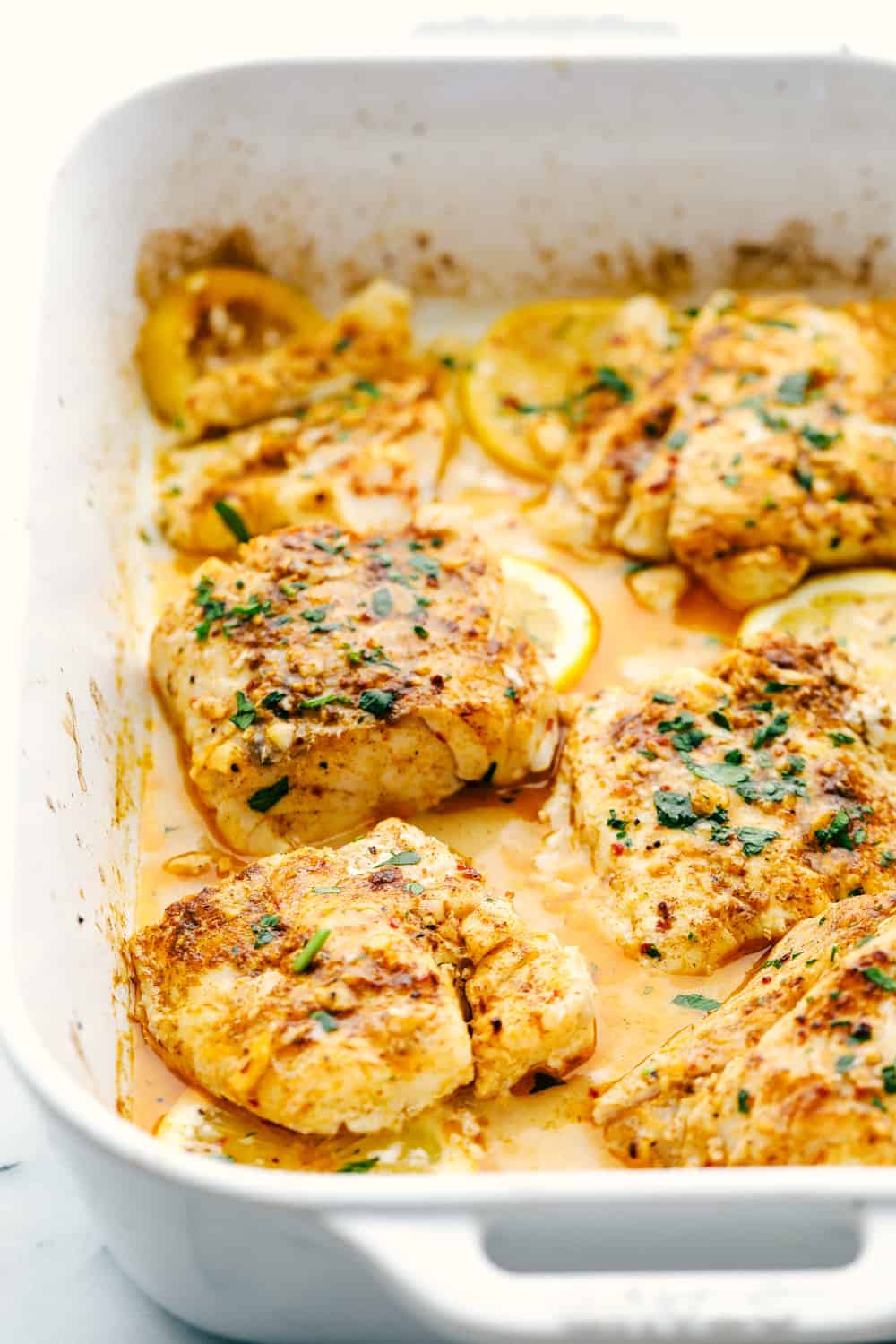 Spicy Garlic Butter Fish Delight
