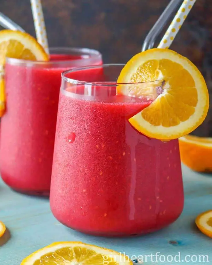 Rainbow Rum Slush