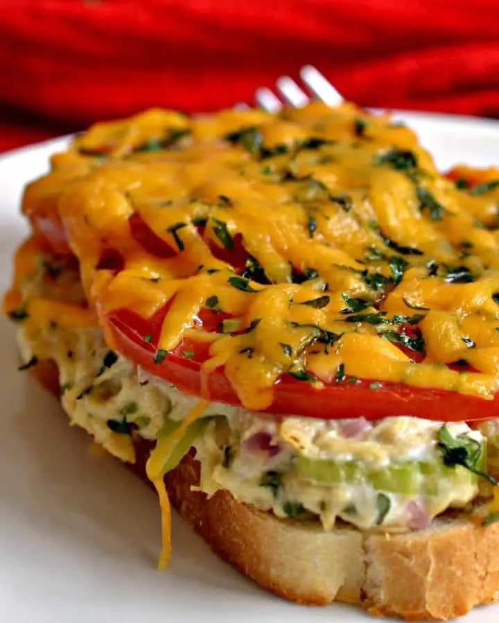 Open-Faced Pizza Sandwich