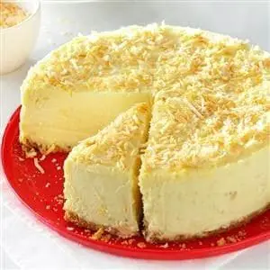 Coconut White Chocolate Cheesecake