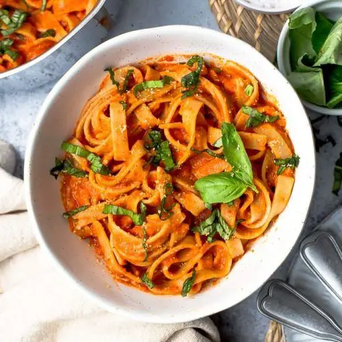 Greek Meatballs with Roasted Red Peppers and Mint