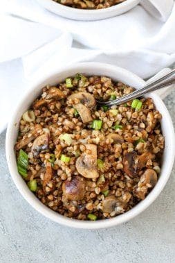 Buckwheat With Mushrooms