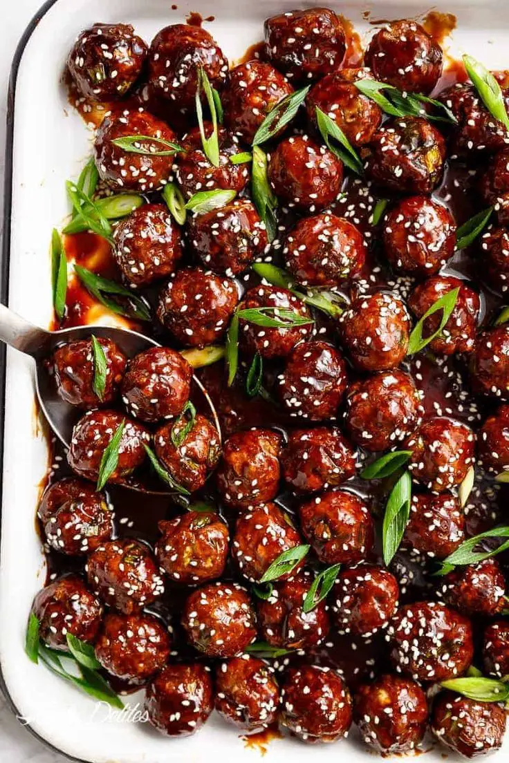 Sticky Thai Meatballs