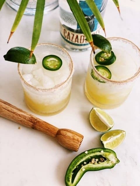 Spicy Skinny Margarita With Mango