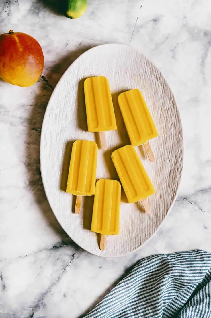 Mango Lassi Inspired Popsicle