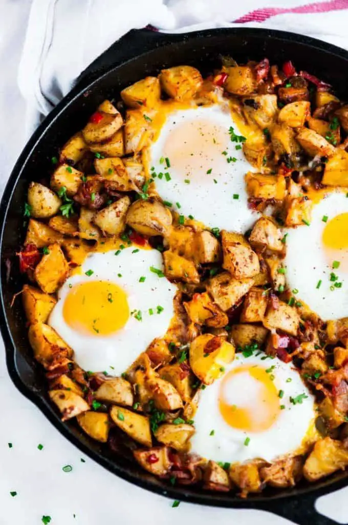 Potato Hash With Egg