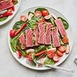 Asian-Inspired Sesame Seared Ahi Tuna Salad Recipe