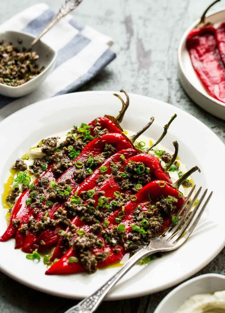 Air Fryer Roasted Red Peppers