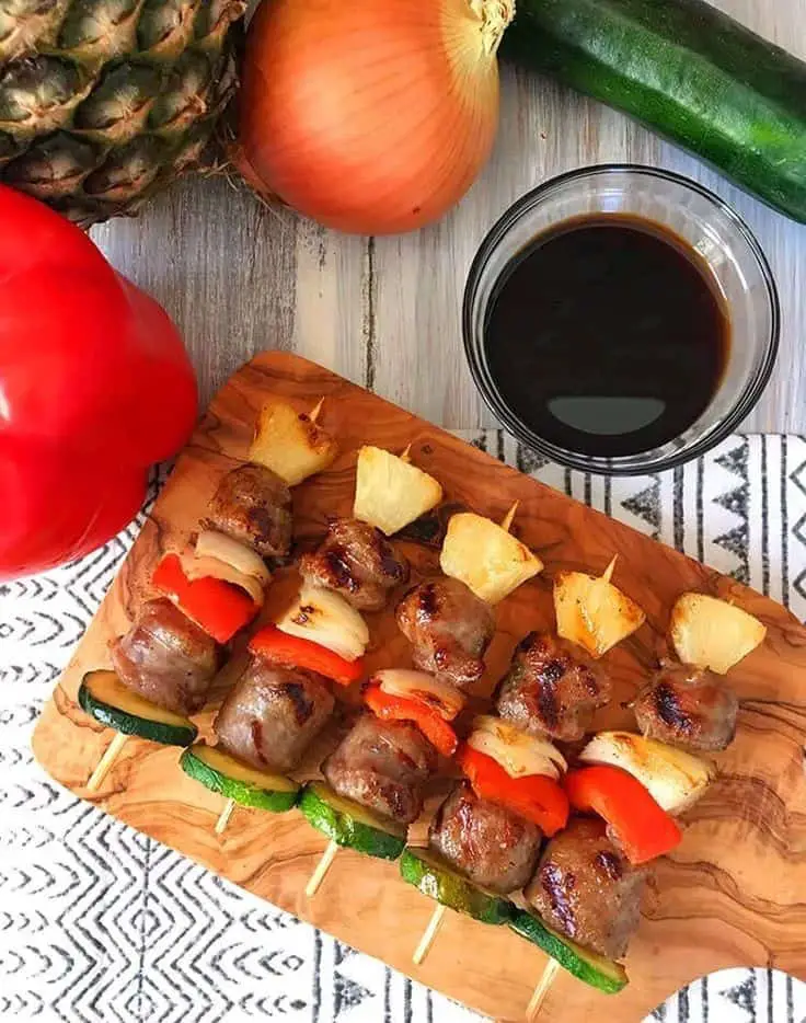 Greek Bratwurst Burger