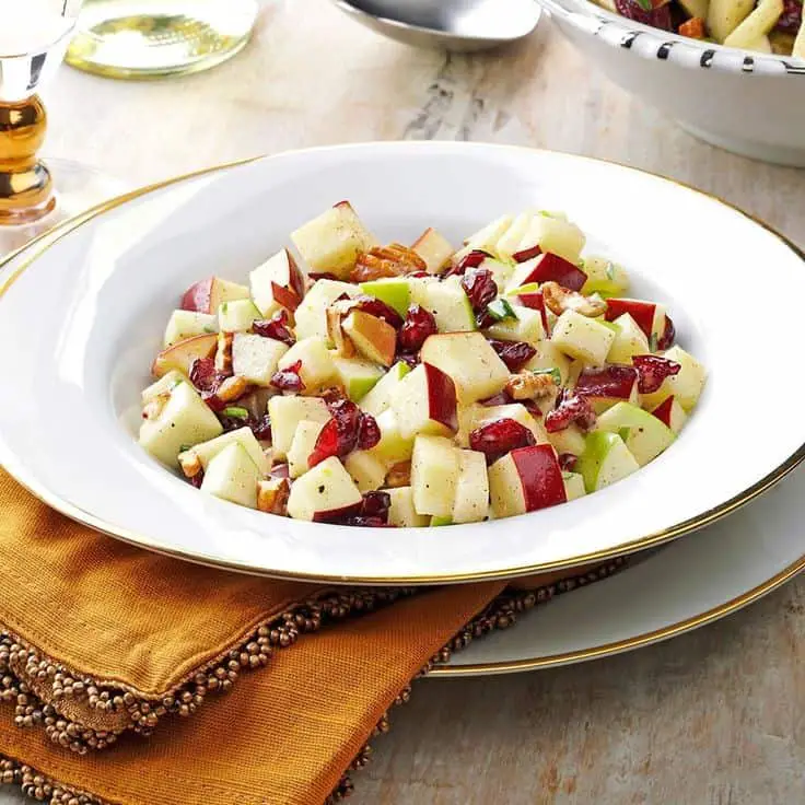 Spinach Salad With Raspberries & Candied Walnuts