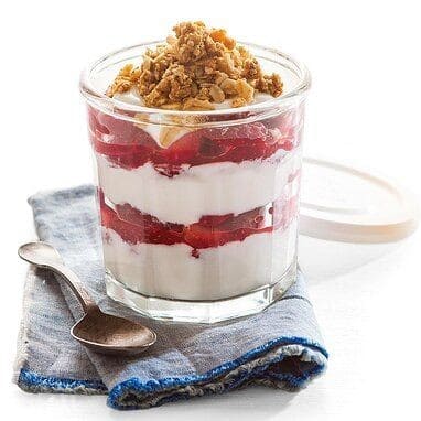 Cranberry Meringue Parfait