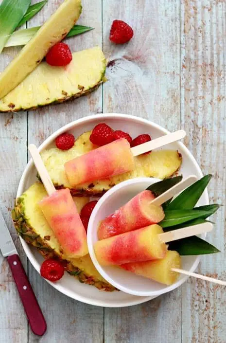 Rosé Wine Boozy Popsicles