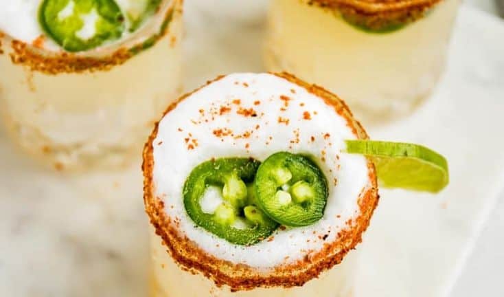 Spicy Skinny Margarita With Pineapple and Jalapeños
