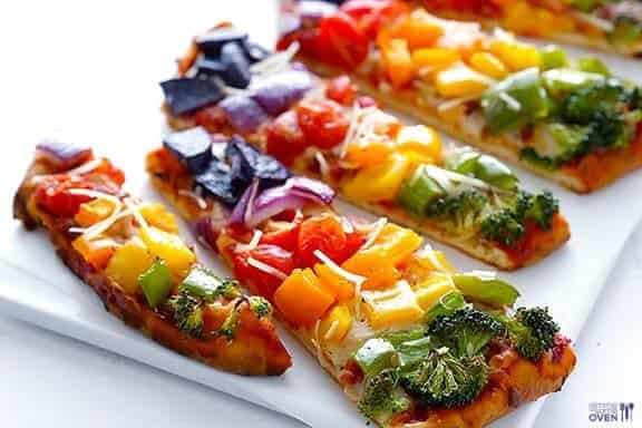 Very Green Vegan Flatbread Pizza