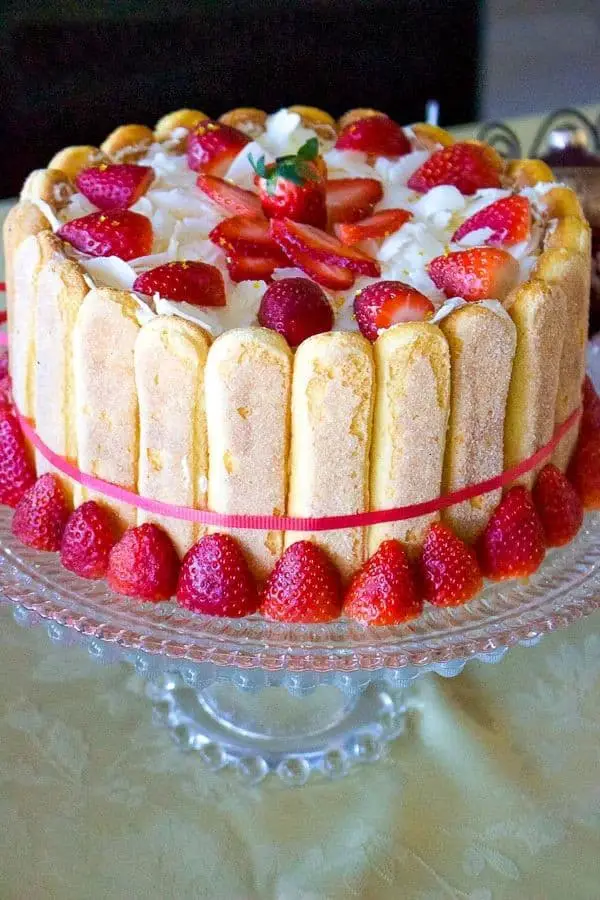 White Chocolate Strawberry Tiramisu