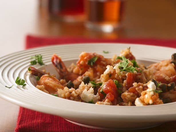 Roasted Halloumi And Bulgur Wheat Salad