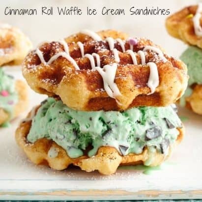 Banana Split Waffle Cake