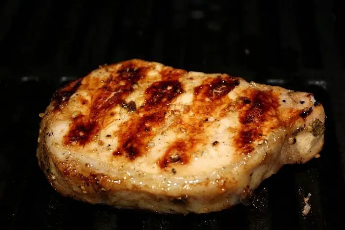 Air Fryer Maple Glazed Pork Chops
