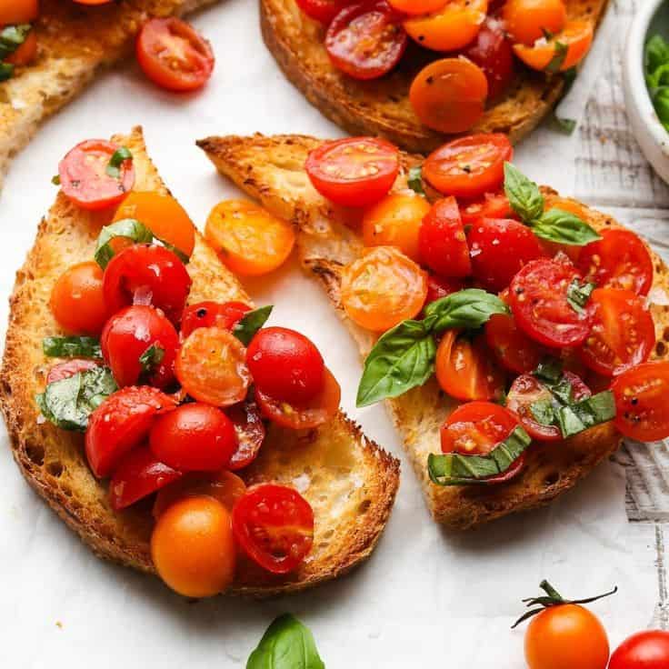 Rainbow Tomato Pasta Salad