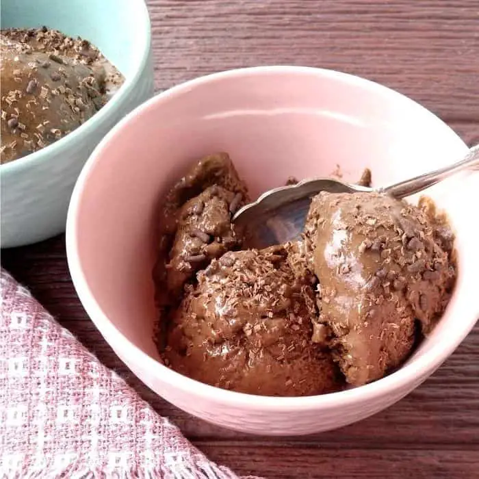 Keto Chocolate Avocado Ice Cream