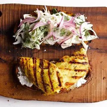 Mango Chicken Salad Sandwich
