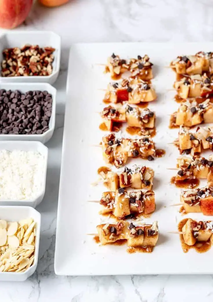 Bourbon Brat Skewers