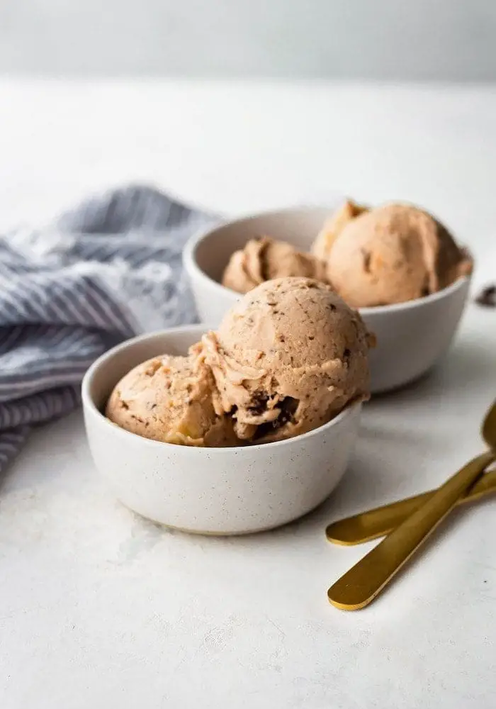 Salted Double Chocolate Almond Ice Cream