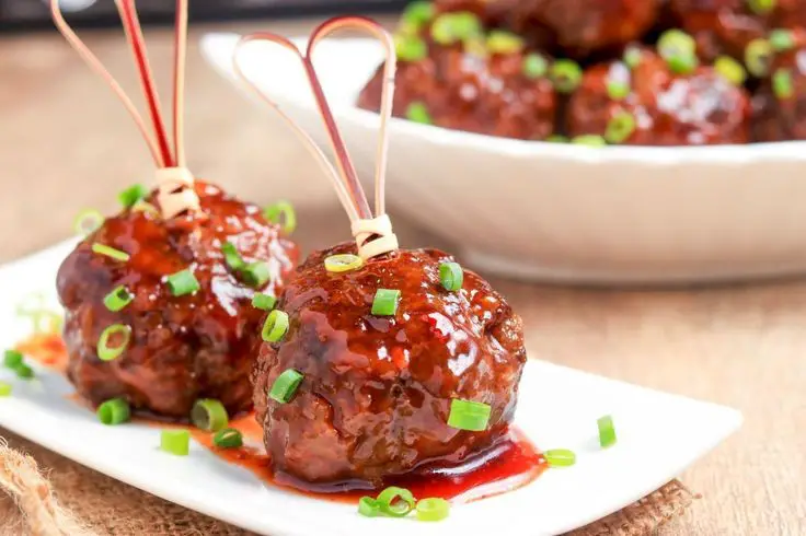 Slow Cooker Honey Buffalo Meatballs