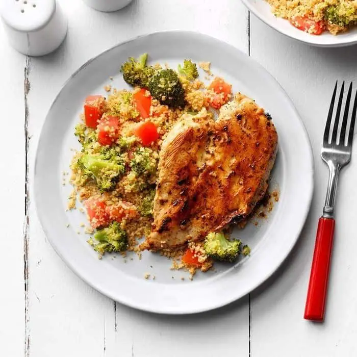 Chicken And Asparagus Salad With Meyer Lemon Vinaigrette
