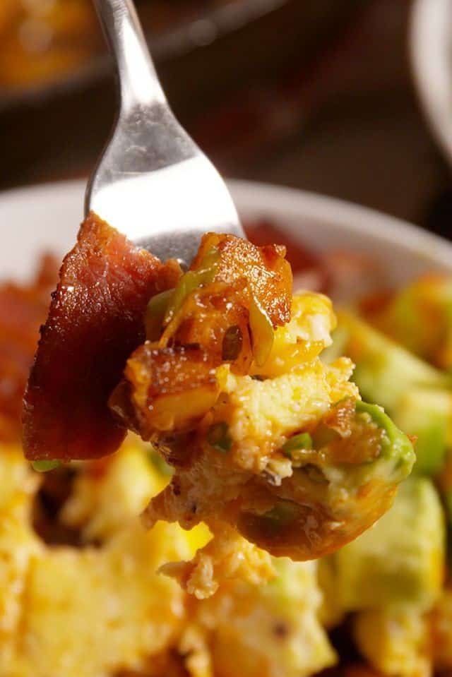 Egg And Guacamole Breakfast Bowl