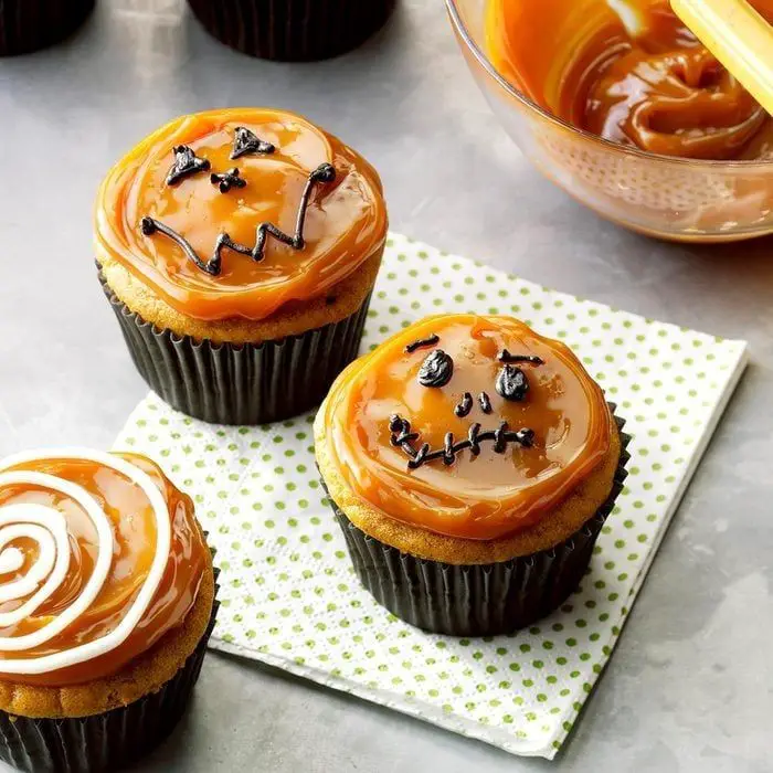Sweet Potato Cupcakes With Toasted Marshmallow Frosting
