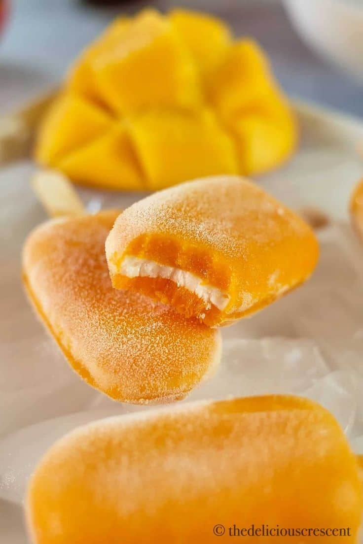 Simple Homemade Mango Popsicle