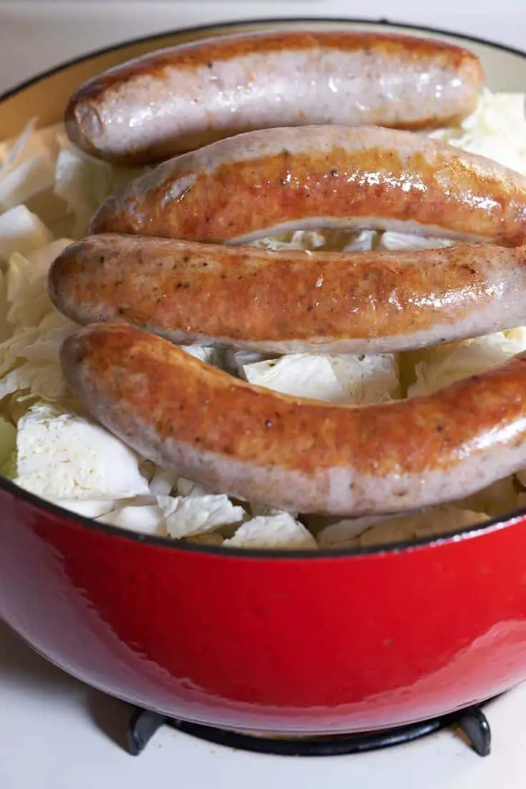 Easy Bratwurst Pasta