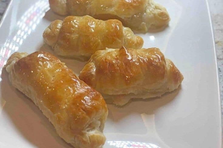 Vanilla Orange Glaze Cream Cheese Quesitos