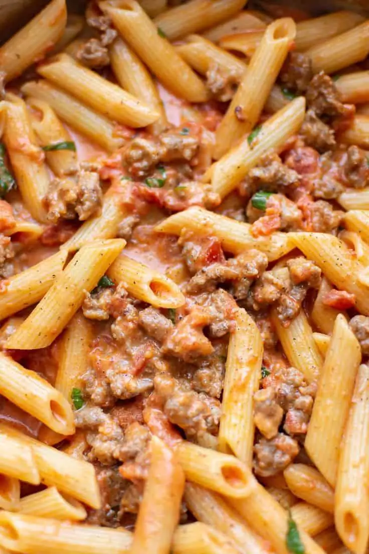 Fresh Sun Dried Tomato Penne Pasta