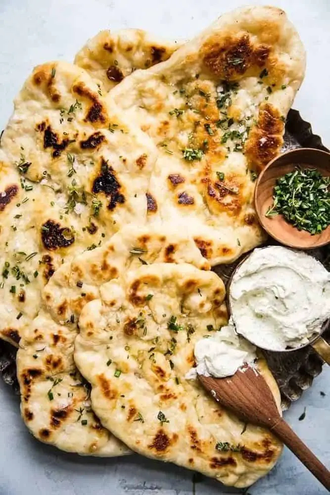 Herby Flatbread With Whipped Feta