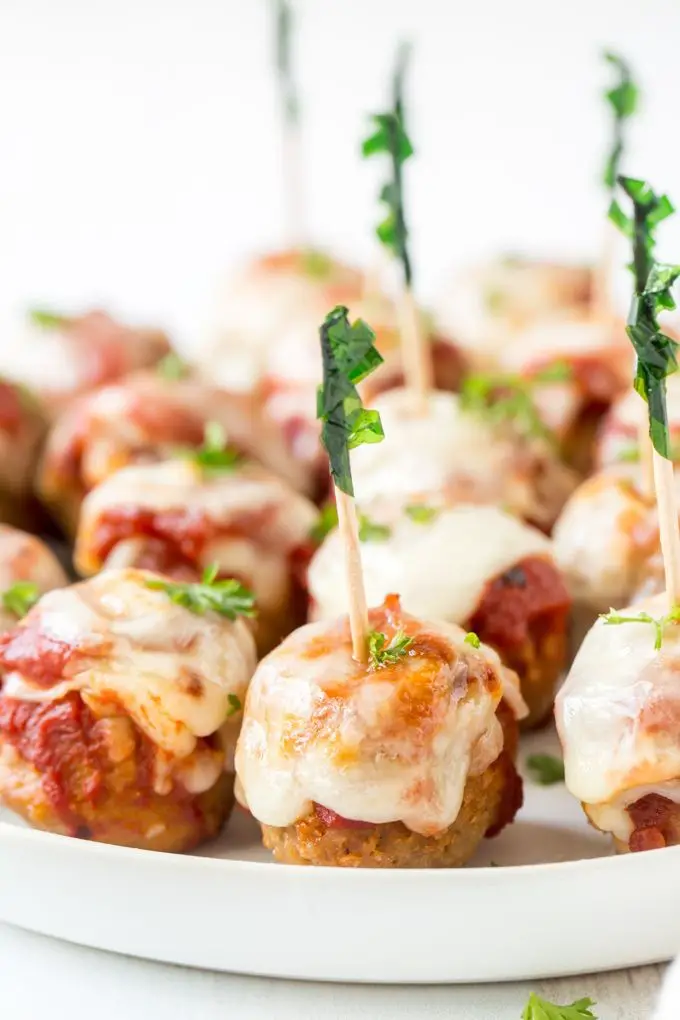 Italian Meatball Pull Apart Bread