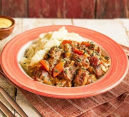 Chorizo, Pork Belly, And Chickpea Casserole