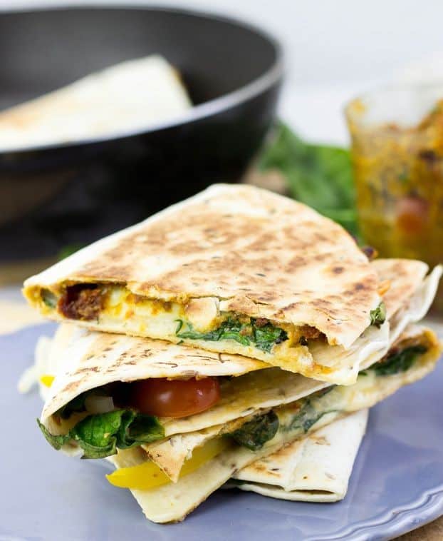 Spicy Buffalo Chickpea Wraps