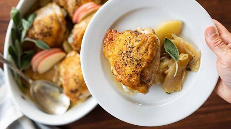 Maple Sage Glazed Chicken