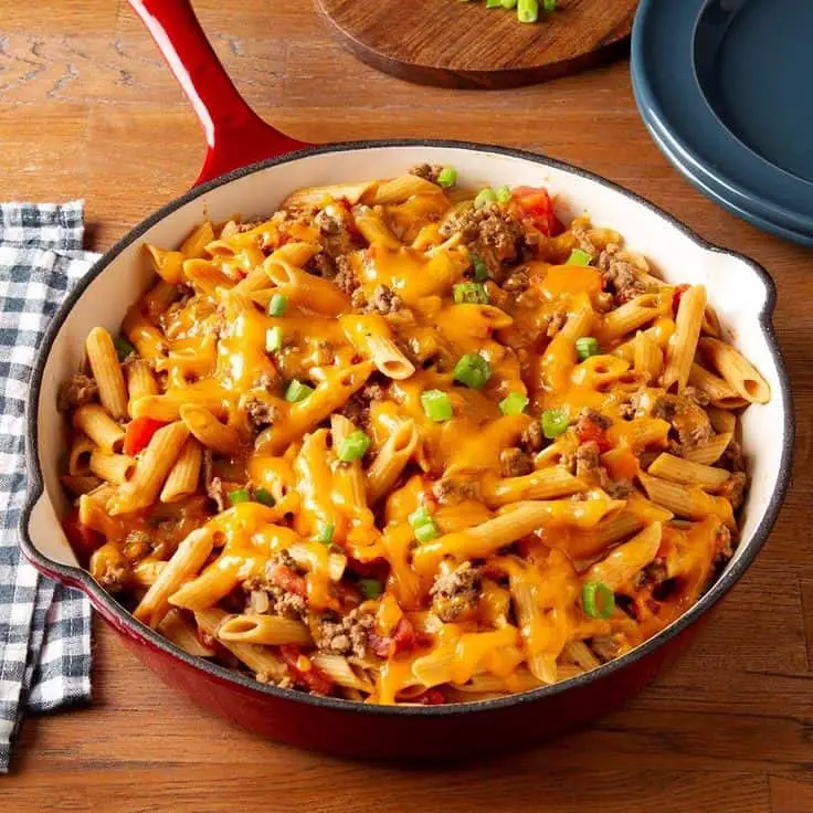 Chicken And Sausage Penne Jambalaya