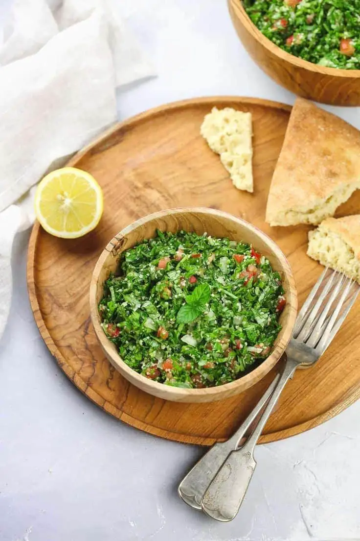 Greek Salad With Bulgur Wheat