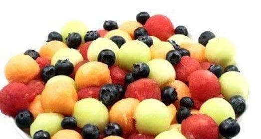 Melon Ball Ice Cubes