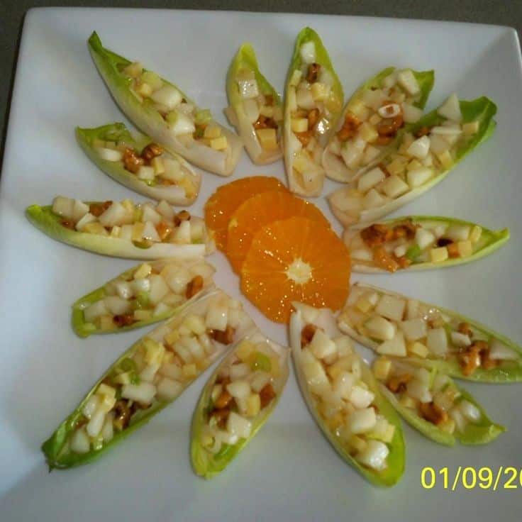 Warm Belgian Endive And Pine Nut Salad