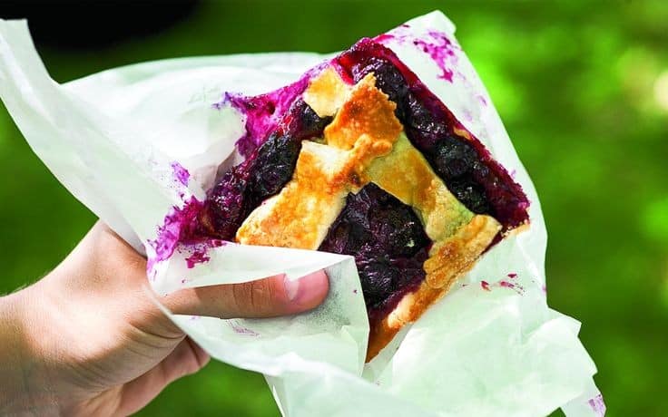 Raspberry Rhubarb Pie With Cream Cheese Crust
