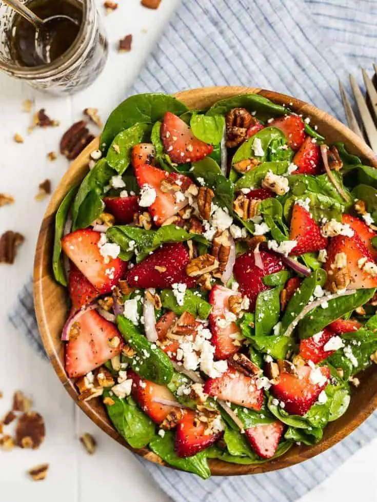 Blue Cheese, Blueberry, And Glazed Walnut Salad